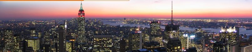 New York Skylight picture -- aerial view of the city